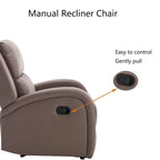 Faux Leather Recliner Chair