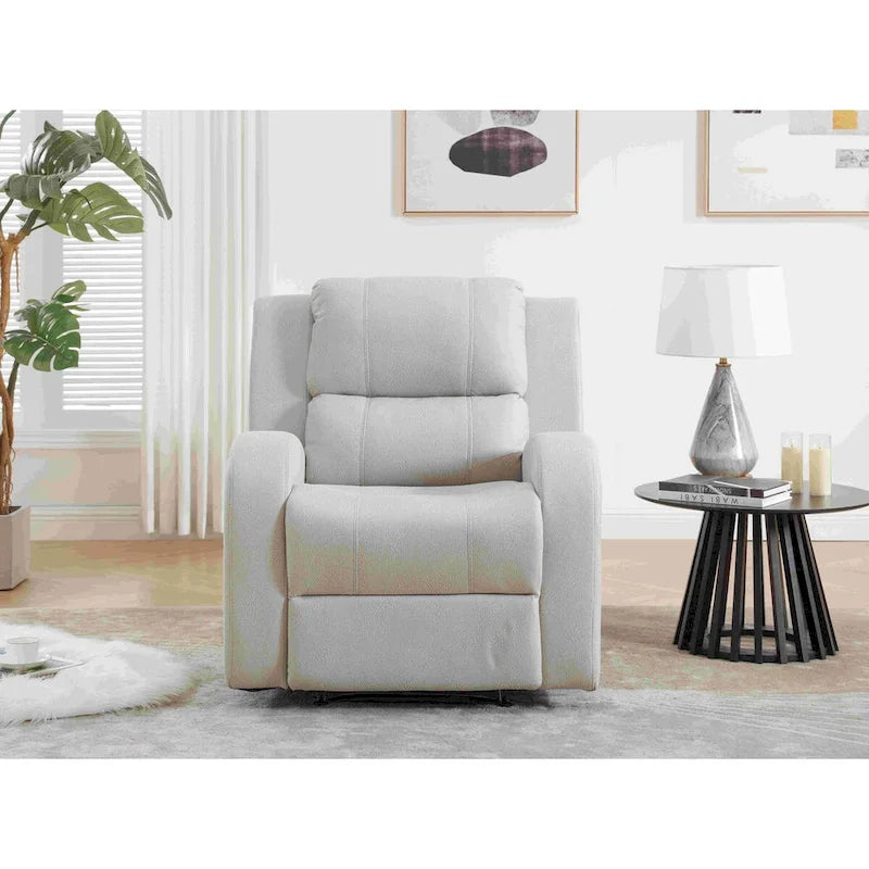 Faux Leather Recliner Chair
