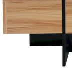 Wooden Coffee Table with Sliding Top and Hidden Storage
