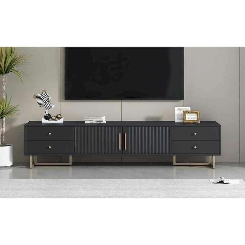 TV Stand Cabinet with Drawers and Storage