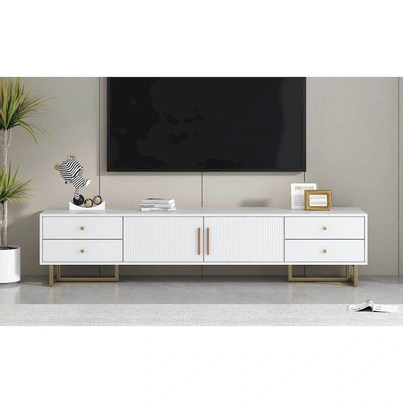 TV Stand Cabinet with Drawers and Storage