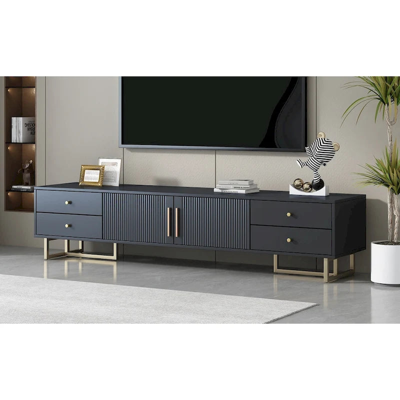 TV Stand Cabinet with Drawers and Storage
