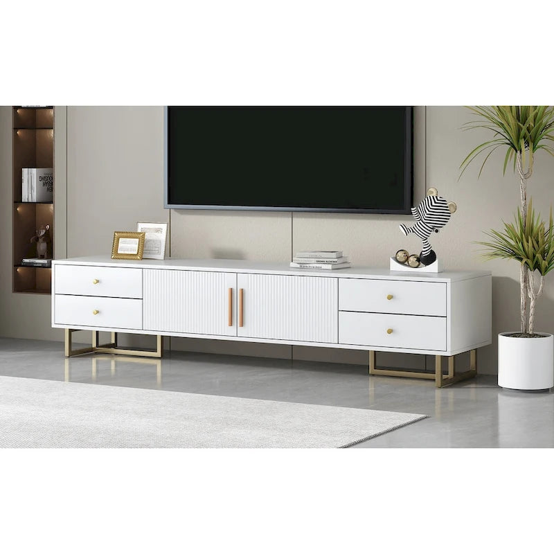 TV Stand Cabinet with Drawers and Storage