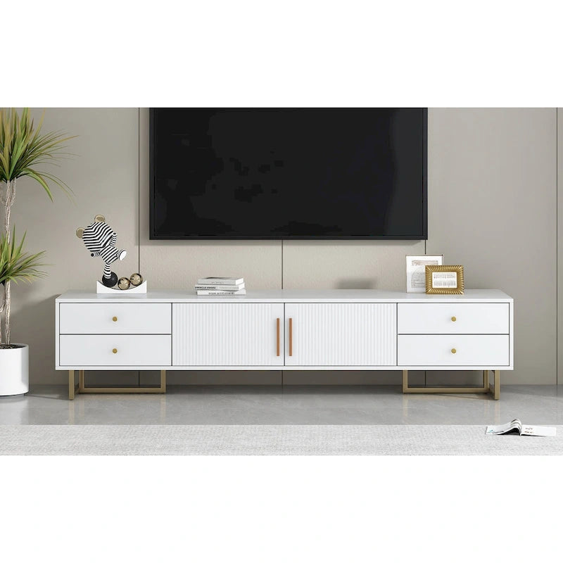 TV Stand Cabinet with Drawers and Storage