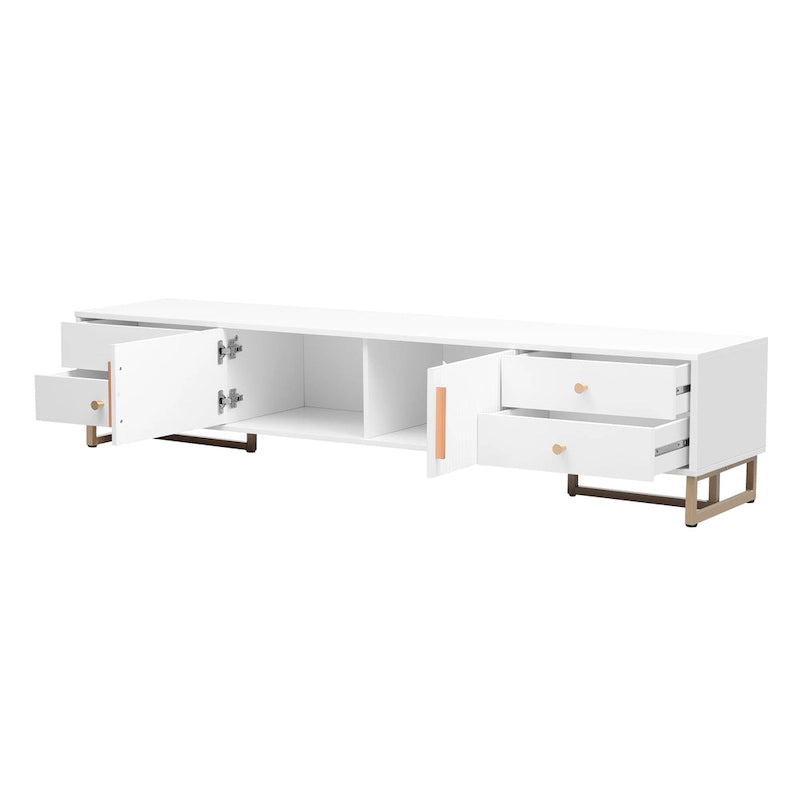 TV Stand Cabinet with Drawers and Storage