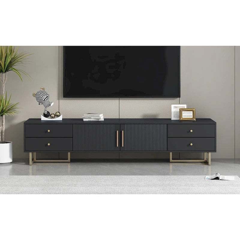 TV Stand Cabinet with Drawers and Storage