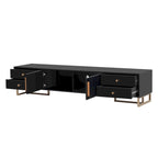 TV Stand Cabinet with Drawers and Storage