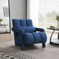 Modern Upholstered Accent Chair with Pillow