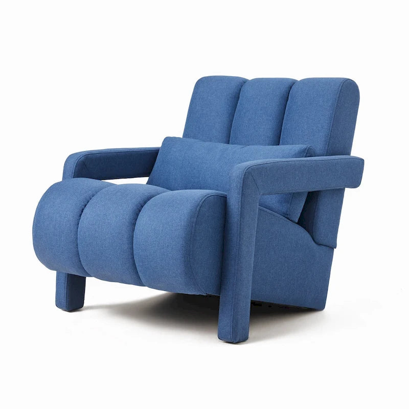 Modern Upholstered Accent Chair with Pillow