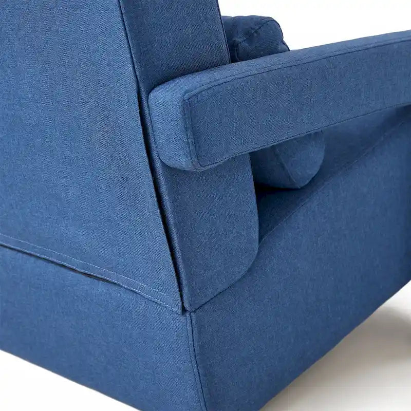 Modern Upholstered Accent Chair with Pillow