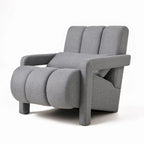 Modern Upholstered Accent Chair with Pillow