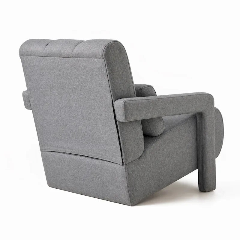 Modern Upholstered Accent Chair with Pillow