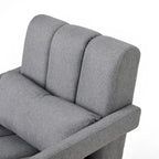 Modern Upholstered Accent Chair with Pillow