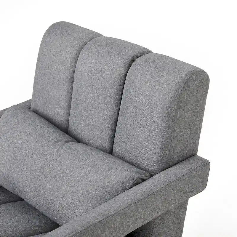 Modern Upholstered Accent Chair with Pillow