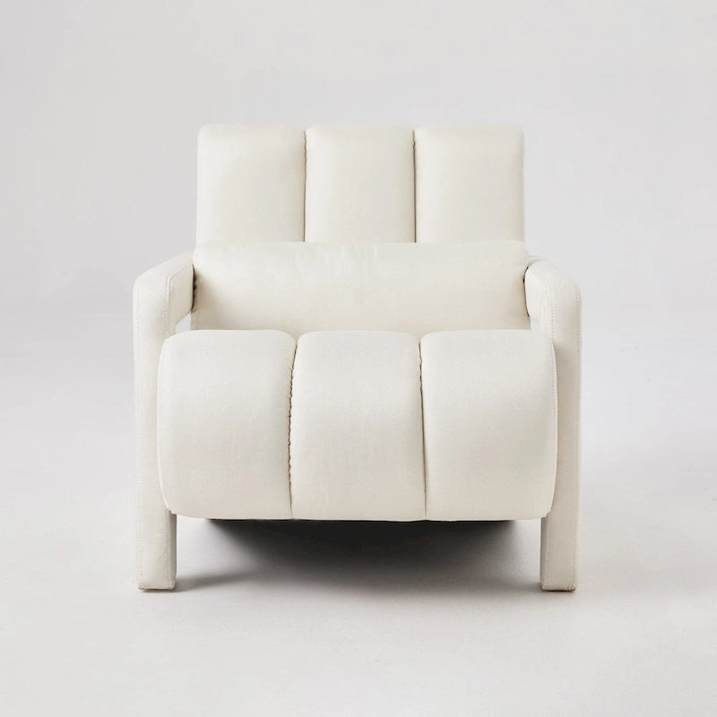 Modern Upholstered Accent Chair with Pillow
