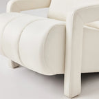 Modern Upholstered Accent Chair with Pillow
