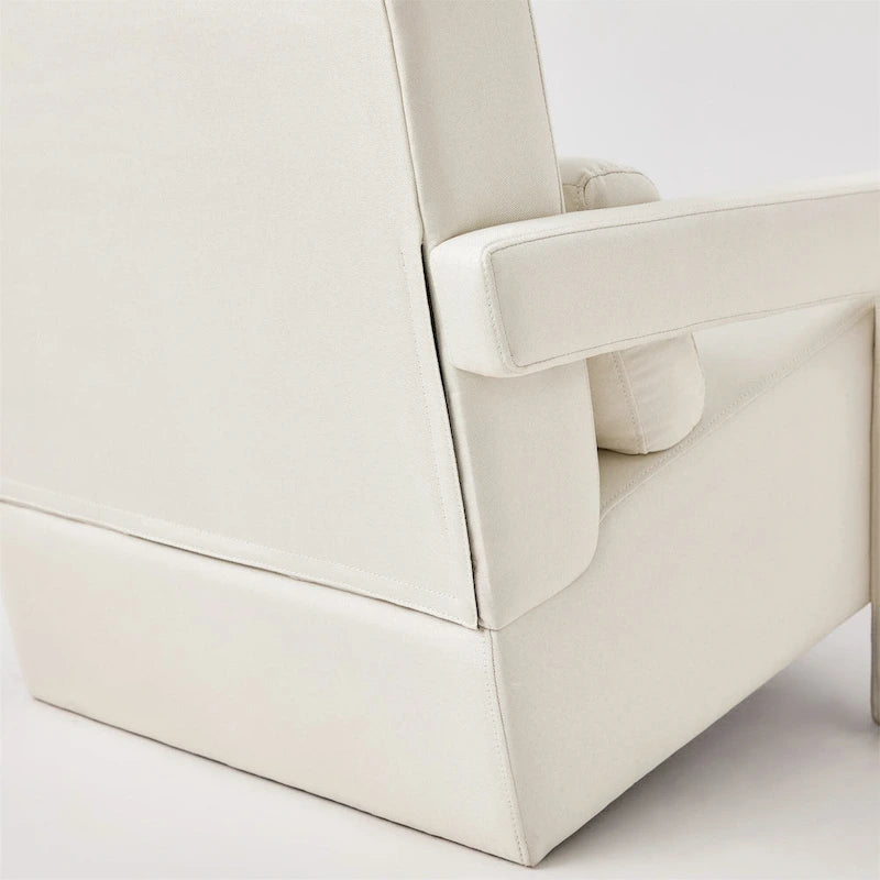 Modern Upholstered Accent Chair with Pillow