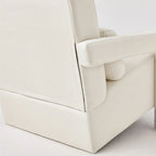 Modern Upholstered Accent Chair with Pillow