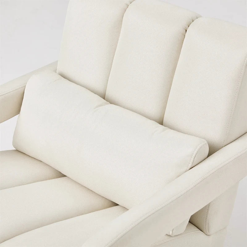 Modern Upholstered Accent Chair with Pillow
